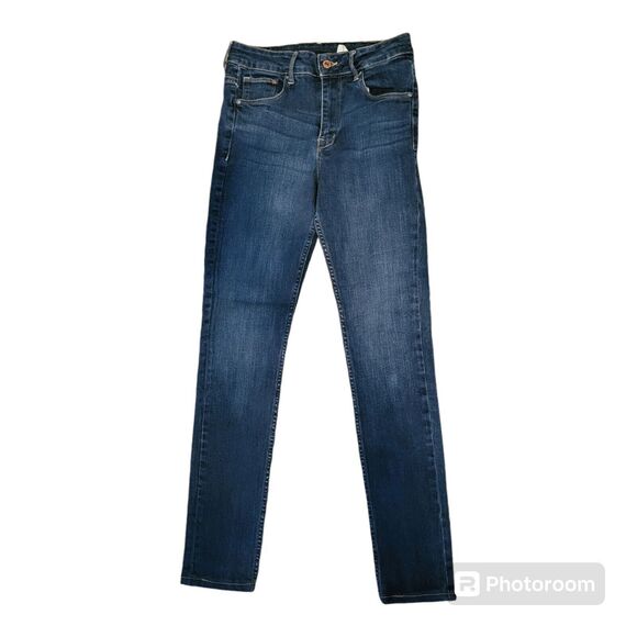 &Denim by H&M Jeans Women's Size 28 Slim High Rise Ankle Length Light Wash - Picture 2 of 9